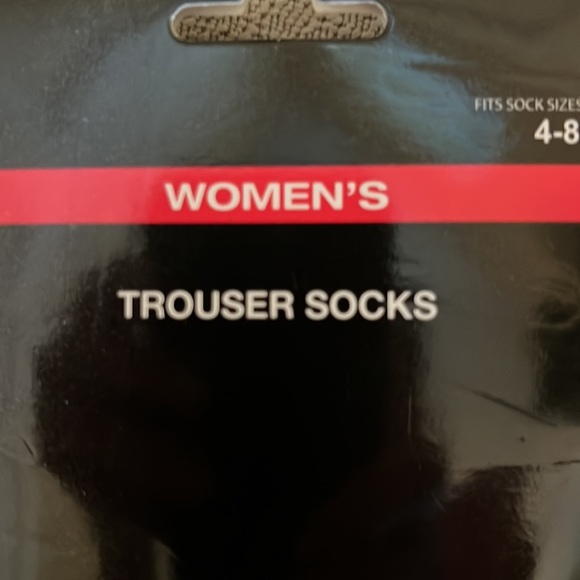 Women’s black trouser socks - Picture 3 of 4